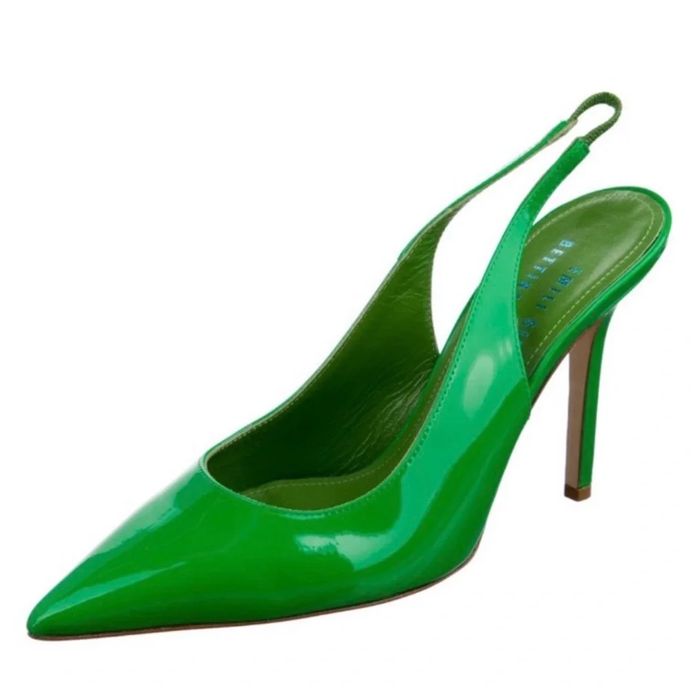 Emili x Bettina Vermillion Rosie Slingback Pumps